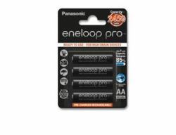 Panasonic BK-3HCCE/4BE household battery Rechargeable battery AA Nickel-Metal Hydride [NiMH] (Eneloop Pro Rechargeable - Battery Aa - Warranty: 12M)