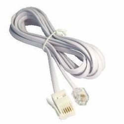 Cables Direct 88BT-220 telephone cable 20 m White (CDL 20m RJ11 [M] to BT [M] Cable)