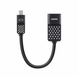 Belkin Mini DisplayPort/HDMI 0.127 m Black (Mini DP to HDTV Adapter 4K - Mini DisplayPort/HDMI, 0.127 - m, HDMI, Mini DisplayPort, Female, Male, Black - Warranty: 12M)