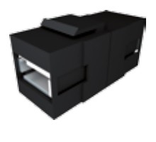 Bachmann 1x USB 3.0 A / A Keystone (Bachmann TWIST 1S 2P - stikkontakt)