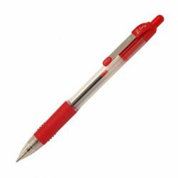 Zebra Pen Z-Grip Red Clip-on retractable ballpoint pen (Zebra Z-Grip Retractable Ballpoint Pen Red ink Box 12)