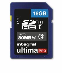 Integral 16GB SDHC CL10 UHS 1 U1 80 MB/S (16GB SDHC CL10 UHS 1 U1 80 MBS INTEGRAL)