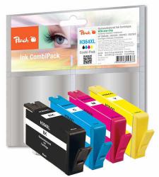 Peach PI300-370 ink cartridge 4 pc[s] High [XL] Yield Black, Cyan, Magenta, Yellow 