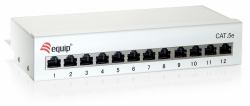 Equip 12-Port Cat.6 Desktop Patch Panel, Light Grey 