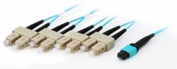 Equip MTP/SC Trunk Fiber Patch Cord, OM4, 7m 