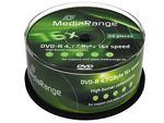 MediaRange MR444 blank DVD 4.7 GB DVD-R 50 pc[s] (MediaRange - DVD-R x 50 - 4.7 GB - lag)