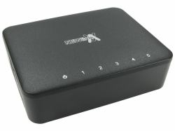 Cables Direct NLHUB-05FE network switch Unmanaged Fast Ethernet [10/100] Black 