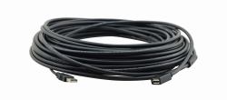 Kramer Electronics CA-UAM/UAF-15 USB cable USB 2.0 4.6 m USB A 0.48 Gbit/s Black 