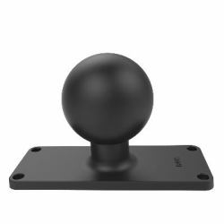 RAM Mounts Ball Base with 1.5" x 4.5" 4-Hole Pattern (RAM BASE - 1,5X4,5", w. 2 1/4" DIA. BALL - Warranty: 1188M)