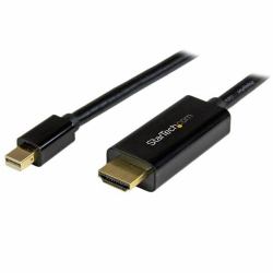 StarTech.com 16.4ft [5m] Mini DisplayPort to HDMI Cable - 4K 30Hz Video - mDP to HDMI Adapter Cable - Mini DP or Thunderbolt 1/2 Mac/PC to HDMI Monitor/Display - mDP to HDMI Converter Cord (5M MINI...