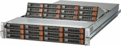 Supermicro CSE-826SE1C-R1K02JBOD network equipment chassis (Supermicro CSE-826SE1C-R1K02JBOD [EOL] 2U SC826S JBOD w/SAS3 Single Expander & 1K Redundant - Black)