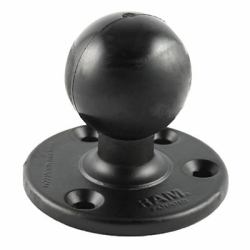 RAM Mounts Large Round Plate with Ball (Unpkd RAM 3.68 diameter - Base with ball - Warranty: 1188M)