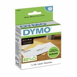 DYMO Authentic LabelWriter Return Address Labels | 28 mm x 89mm | Self-Adhesive | Roll of 130 Sel...