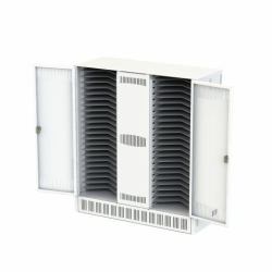 Loxit 7747 portable device management cart/cabinet Portable device management cabinet White (7747 - Lapbank Tab Cabinet 45 Sync & Charge)