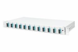 Digitus Fiber Optic Splice Box, Equipped, SC, OM3 (DIGITUS FIBER OPTSPLICE BOX - EQUIPPED 12XSC OM3)