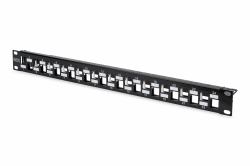 Digitus Modular Patch Panel, 24-port staggared (DIGITUS DN-91412 - patch-panel - 1U -)