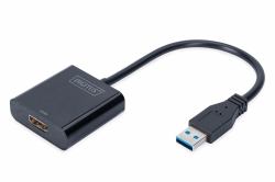 Digitus USB-A 3.2 Gen 1 to HDMI Graphic Adapter (USB 3.0 to HDMI Adapter, - 1080p Input USB, Output HDMI - 1920x1080 - Warranty: 24M)