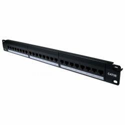 Cables Direct UT-899224THRU patch panel 1U (CDL 24 Port CAT5E Patch Panel 19")