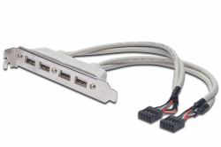 Digitus USB slot cable (DIGITUS USB SLOT BRACKET CABLE - 4X TYPE A-2X10PIN IDC)