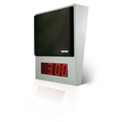Valcom IP Speaker Clocks Digital wall clock Square Black, Grey (VALCOM INFORMACAST VIP-411 DIG CLOCK)