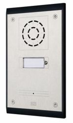 2N Telecommunications 9153101 Black, Silver audio intercom system (2N IP UNI 1 BUTTON)