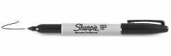 Sharpie Fine Point permanent marker Fine tip Black 12 pc[s] (Sharpie S0810930 Fine Black Permanent Pens Box of 12)