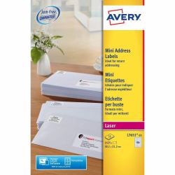 Avery L7651-25 Mini Address Labels 25 sheets - 65 Labels per Sheet