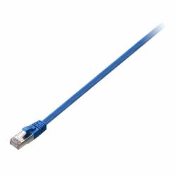 V7 Blue Cat6 Shielded [STP] Cable RJ45 Male to RJ45 Male 2m 6.6ft 