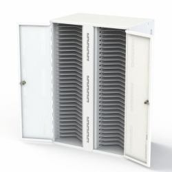 Loxit 7761 portable device management cart/cabinet Portable device management cabinet White (7761 - Lapbank Tab Cabinet 60 Charge)