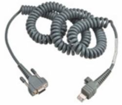 Intermec 236-184-001 signal cable 1.98 m Grey (CBL RS232 6.5 FT 9 PIN COIL - FOR CV30/CV60)