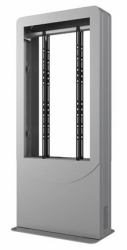 Peerless KIPC2548B-3-S-EUK signage display enclosure (KIPC2548S-EUK - Back to Back Kiosk 48" Silver)