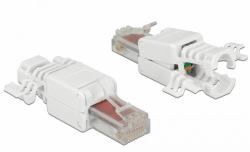 DeLOCK 86416 wire connector RJ-45 White (Delock netvÃ¦rk-konnektor)