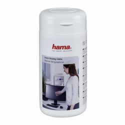 Hama Screen Cleaning Cloths, 100 pcs, in Dispenser Tub (Hama renseklude)
