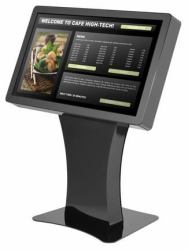 Peerless KILH555-EUK signage display enclosure (KILH555-EUK - Single Landscape Kiosk 55" Black)