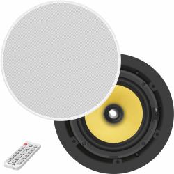 Vision CS-1900P car speaker 2-way Round 2 pc[s] (Pair ceiling speakers - integrated amplifier - 2 x 35w [RMS] - switch between modes: standalone pair, or multi-pair system - RS232 - bluetooth [rena...