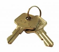 apg Solutions VPK-8K-435 key cabinet/organizer Metallic (SET OF [2] KEYS - WORK ON ALL 435 LOCK)