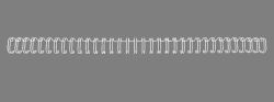 GBC WireBind Binding Wires 3:1 No3 5mm A4 White [100] (GBC 47901E 5mm White Wire Binders Pack of 100)