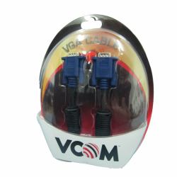 VCOM VGA/VGA M/M 3m VGA cable VGA [D-Sub] Black 