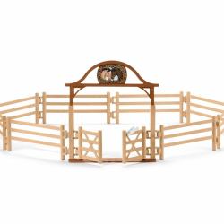 schleich HORSE CLUB Paddock with entry gate (Schleich Horse Club - Paddock with ent)