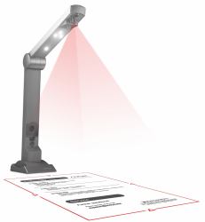Kodak Alaris A4 PRIMEflash document camera Grey USB 2.0 (SCEYEX A4 PRIME FLASH - .)