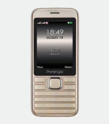 Prestigio Grace A1 7.11 cm [2.8"] 102 g Gold Feature phone (Prestigio Grace A1 2.8 Dual Sim MT6261D USB 3 GOLD)