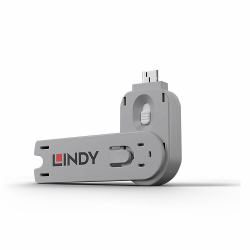 Lindy USB Type A Port Blocker Key, White (USB TYPE A PORT BLOCKER - KEY WHITE)