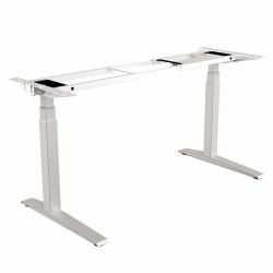 Fellowes Levado 2 leg[s] Silver (Fellowes Levado Height Adjustable Desk [Base Only] - Silver)