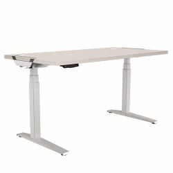 Fellowes Levado Grey (Fellowes Levado Silver Desk Base and Grey Worktop 1600mm)