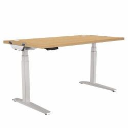 Fellowes Levado Natural wood (Fellowes Levado Silver Desk Base and Maple Worktop 1400mm)