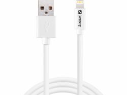 Sandberg USBLightning MFI 1m SAVER (USB to Lightning MFI 1m SAVER - USB<gt/>Lightning MFI 1m - SAVER, 1 m, Lightning, USB A, Male, Male, White - Warranty: 60M)