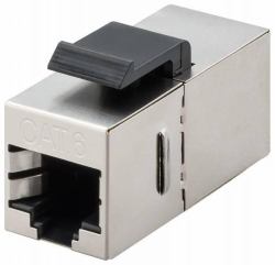 Microconnect KEYSTONE-11 keystone module (Keystone module CAT6, STP - RJ45 F-F 2 RJ45 female [8P8C] - pin out 1:1, for Keystone ports with 19.2 x 14.9 mm, Tested up to 250 MHz - Warranty: 300M)