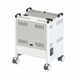 Loxit 6720 portable device management cart/cabinet Freestanding White (6720 - Lapbank TL Laptop Trolley for 10 x Laptops)