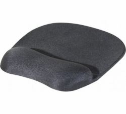 Hypertec 190469-HY mouse pad Black ([Available whilst stock last - Alt 62384] HypertecLite Mouse Pad with Wrist Rest - Black. Supplied by Hypertec. [1Year warranty])