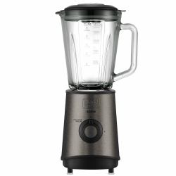 Black & Decker BXJB800E Tabletop blender 800 W Black, Transparent (BLACK+DECKER Blender 800W Brushed)